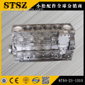 Komatsu bulldozer D375A-5 cilinderblok assy 6240-21-1100